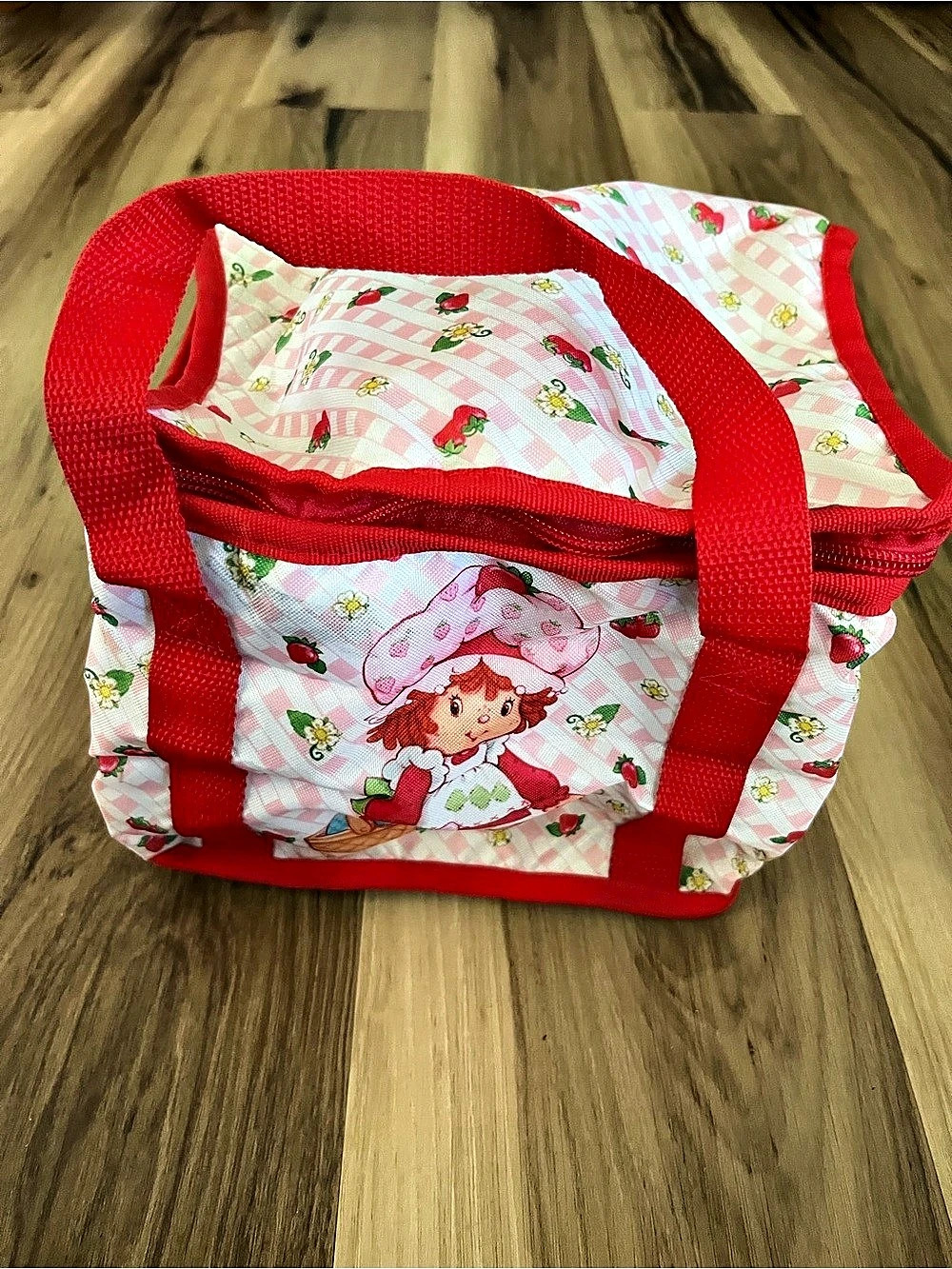 Strawberry Shortcake Cooler Pink Cute Container Thermal Insulated Lunch Bag
